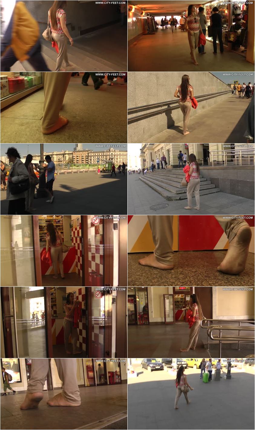 Screenlist City Feet - Barefoot in a sunny morning. Part 4. - Full HD/MP4