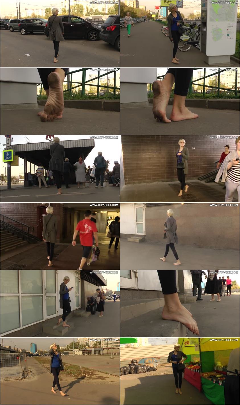 Screenlist City Feet - A stylish girl's barefoot adventure. Part 2. - Full HD/MP4
