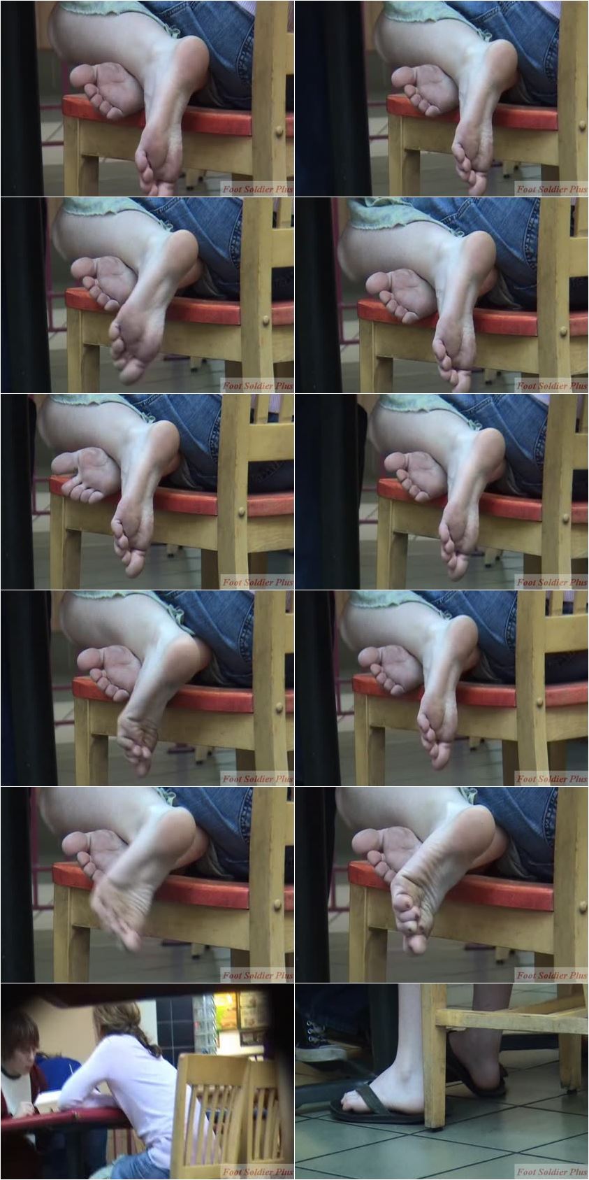 Screenlist Foot Soldier Plus - Candid Feet - Over Hang Bang - SD/AVI