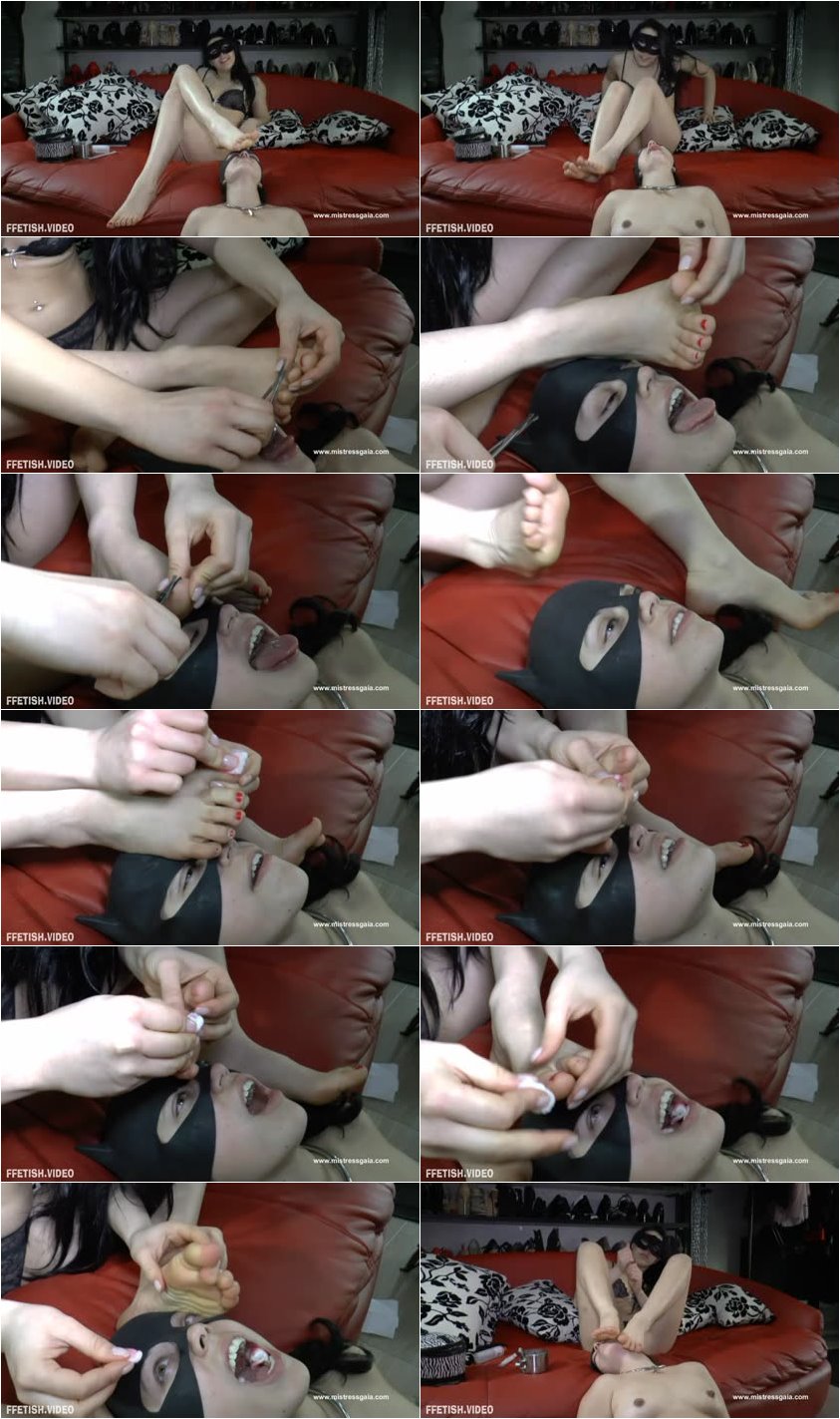 Screenlist Mistress Gaia - MISTRESS GAIA - EVEN HER BITCH NEEDS EATING! - HD/MP4