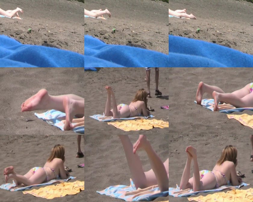 Cover THE CANDID FEET FEVER - Soles over the sand 2 - SD/AVI