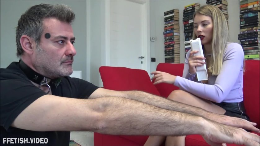 Cover 2 Divine Goddess Gabriella - GABRIELLA - Role play - THE ROBOT - PART 1: Foot worship - Full HD/MP4