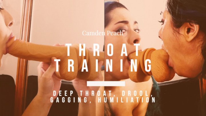 Cover Camden Peach - Throat Training - Full HD/MP4