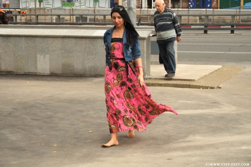 Cover City Feet - A brunete in a long skirt. Part 3. - Full HD/MP4