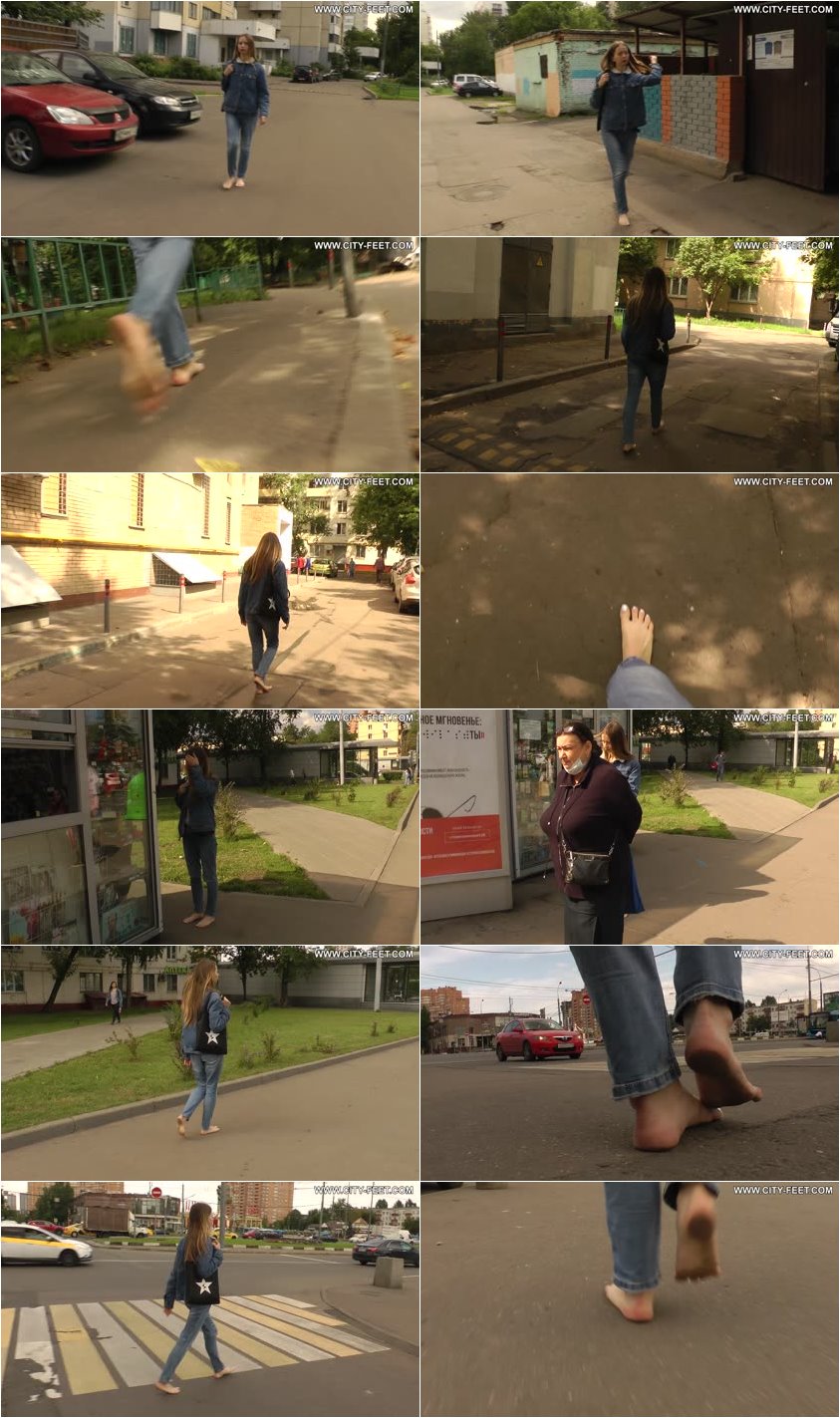 Screenlist City Feet - Barefoot in the cool street. Part 1. - Full HD/MP4