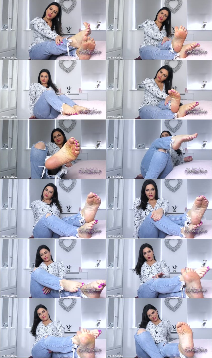 Screenlist Goddess Jasmine - Jeans and Pink Toes JOI - Full HD/MP4