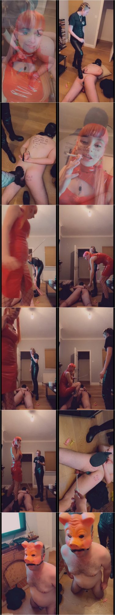Screenlist PrincessDiss - Double Domme Home Invasion - Findom Femdom Paypig - SD/MP4