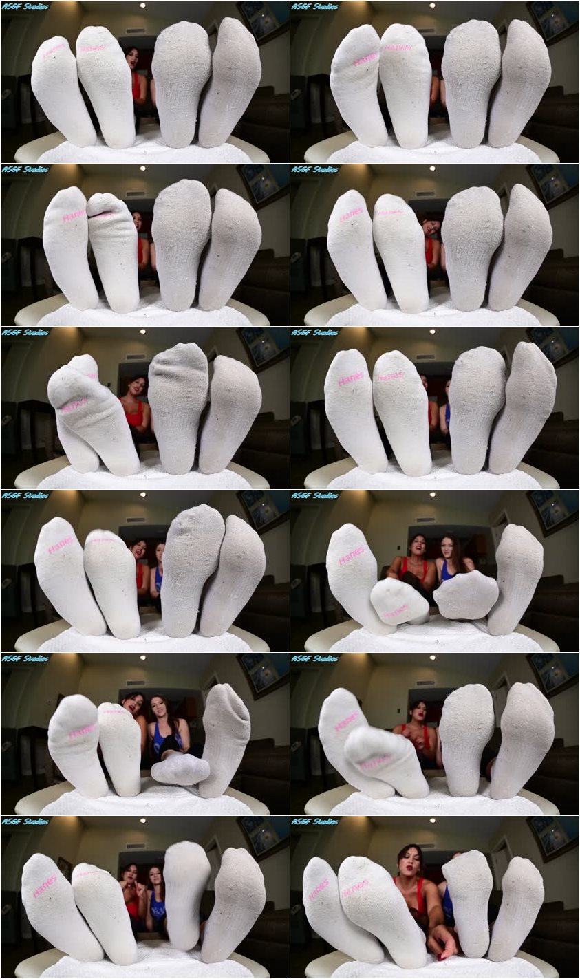 Screenlist ASGF_Clips - Megan Jones and TerraMizu make coach smell their gym socks! - 4K Ultra HD/MP4