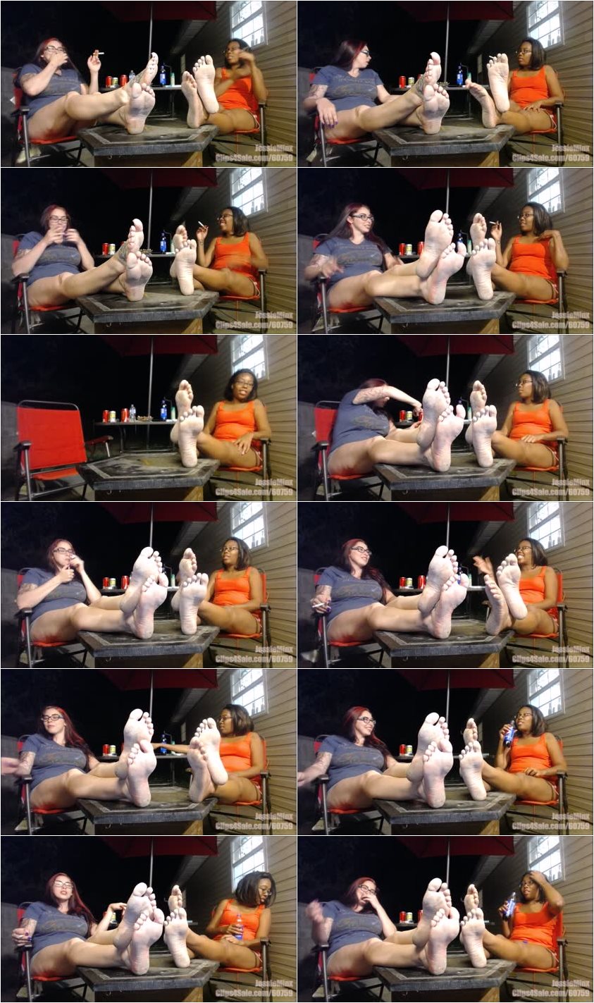 Screenlist JessieMinx - Voyeur Feet Smoking and Girl Talk - HD/MP4