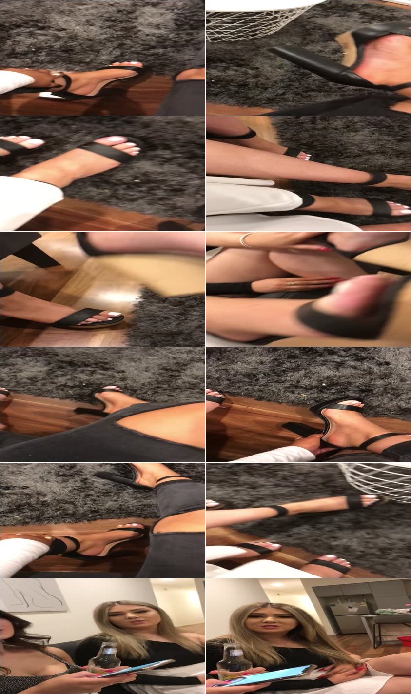 Screenlist QueenHolly11 - Worship our feet before a night out - HD/MP4