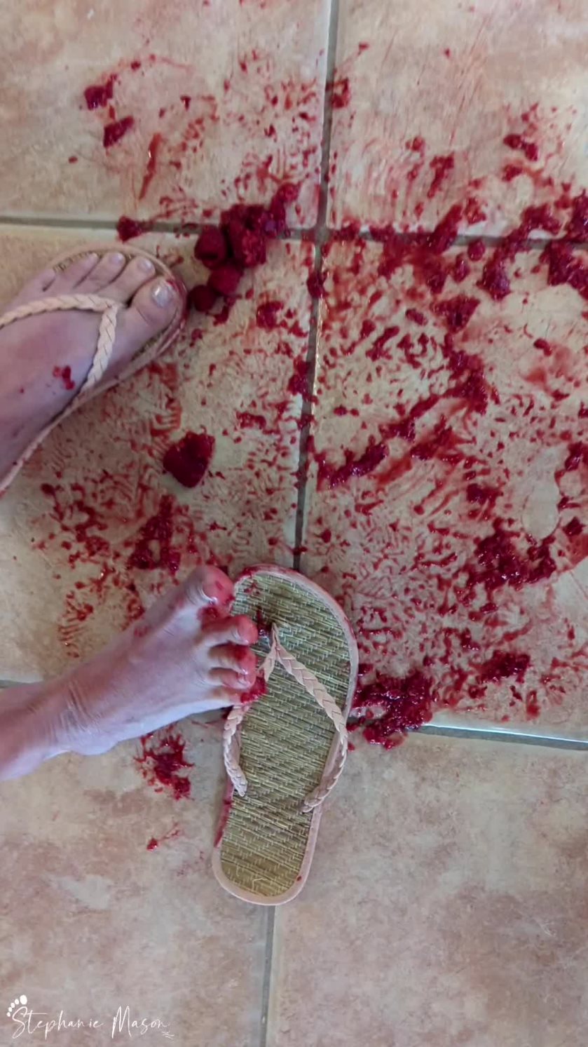 Cover 4 Smfeetfet - Raspberry Stomp in flip flops - SD/MP4