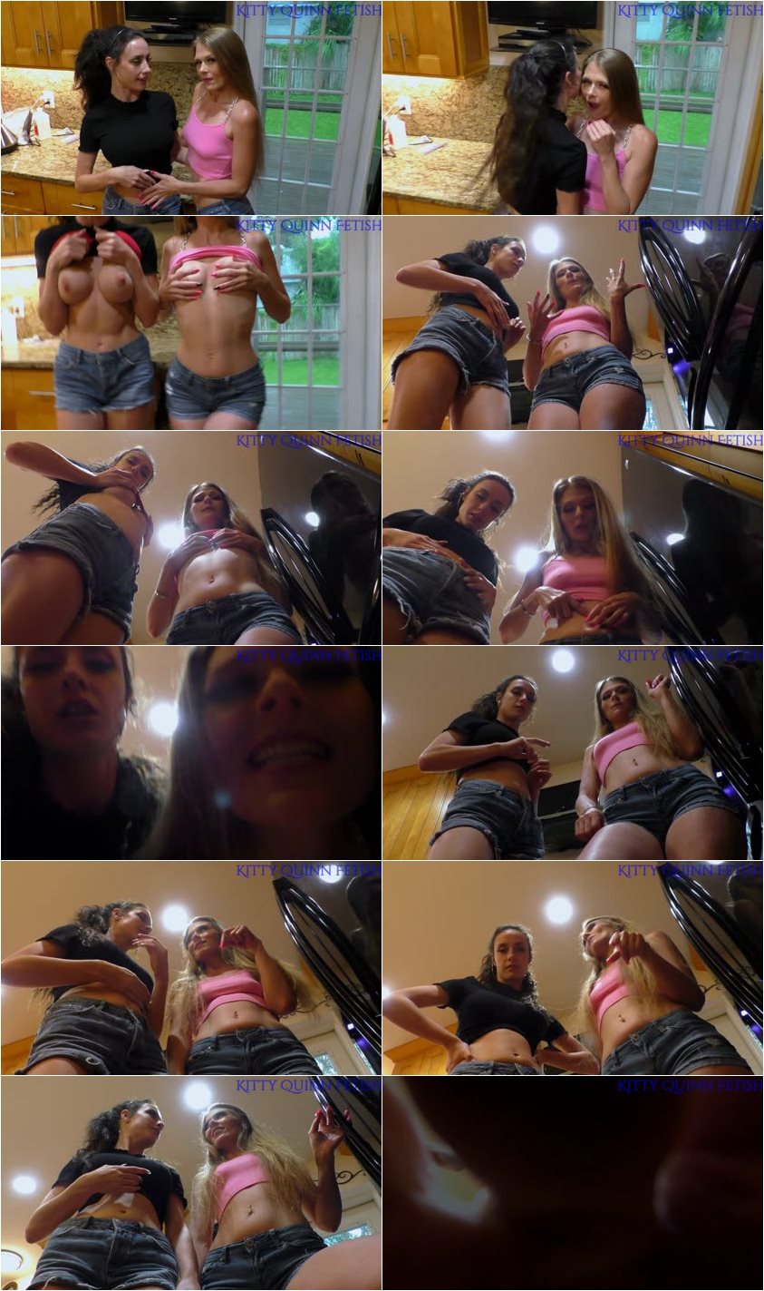 Screenlist xKittyxQuinnx - Shrunken By Ama & Kittys' Titties 720p - HD/MP4