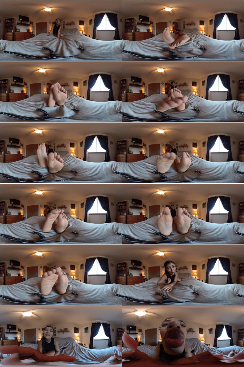 Screenlist Tinyguycustoms - Kalila Shrunken Boyfriend Foot Rub - VR360 - 4K Ultra HD/MP4