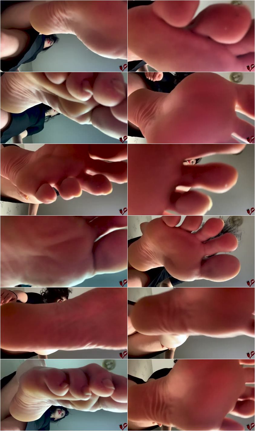 Screenlist Fallen Feet - Foot Slave Encouraged to Clean Sweaty Feet - Full HD/MP4