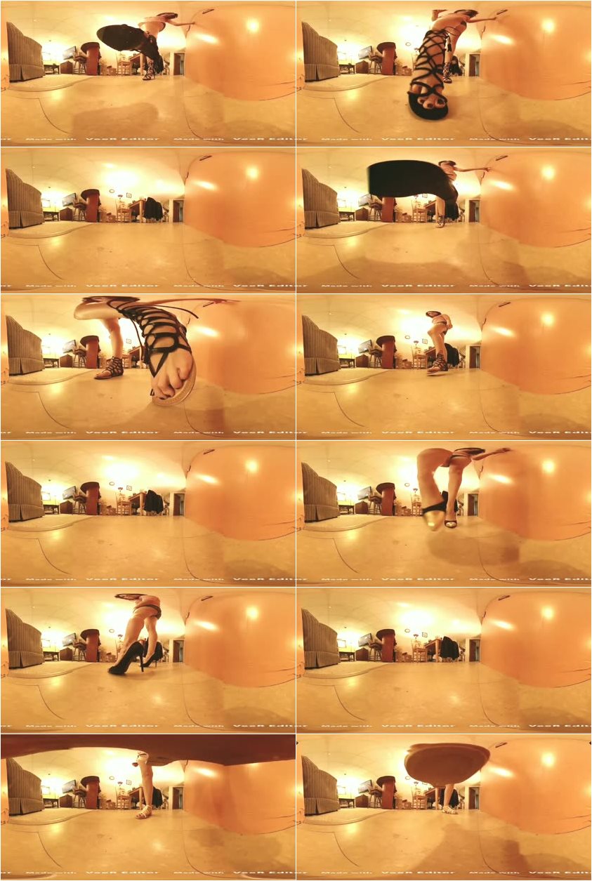 Screenlist Shrink U Down - Stomped under Niki's sandals & heels VR - MP4
