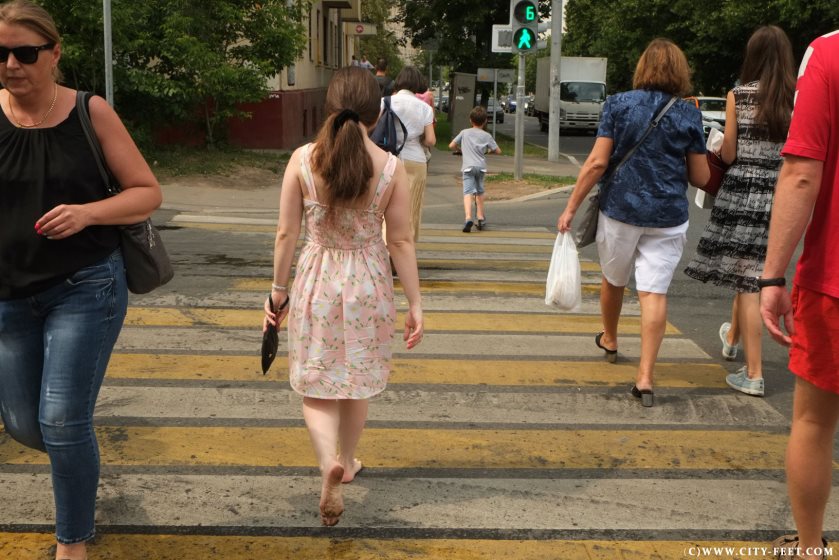 Cover 4 City Feet - A girl in a summer dress. Part 1. - Full HD/MP4