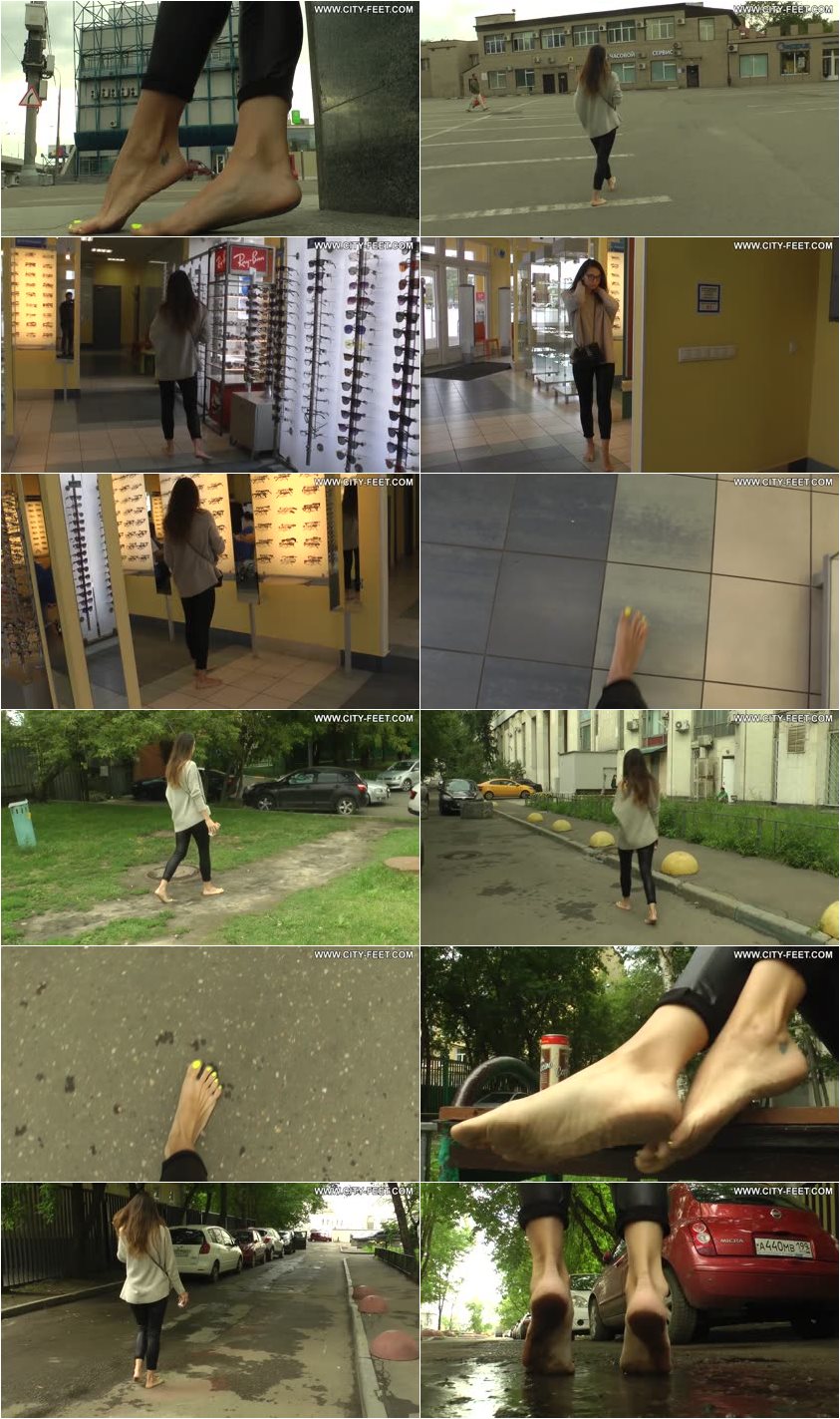 Screenlist City Feet - Barefoot in a cloudy day. Part 2. - Full HD/MP4