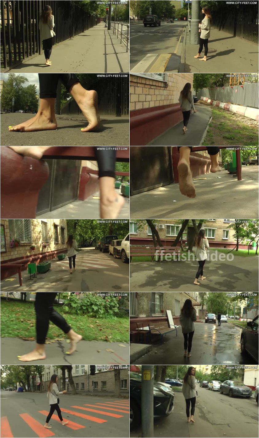 Screenlist City Feet - Barefoot in a cloudy day. Part 3. - Full HD/MP4
