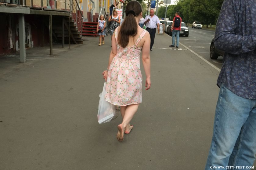 Cover 4 City Feet - A girl in a summer dress. Part 4. - Full HD/MP4