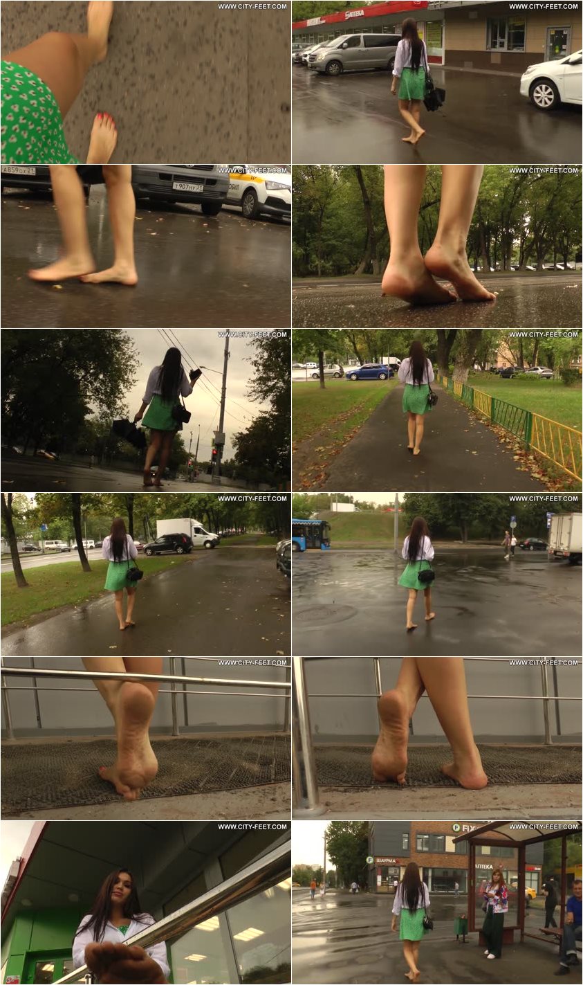 Screenlist City Feet - Barefoot on a cloudy day. Part 3. - Full HD/MP4