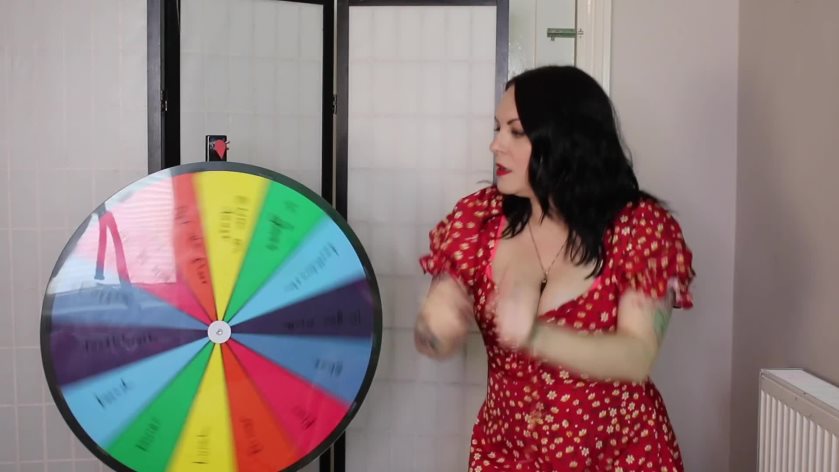 Cover 3 Miss Unpredictable - The Humiliation Games: Cum Eating Instructions Wheel 7 Day Of Tasks. - Full HD/MP4