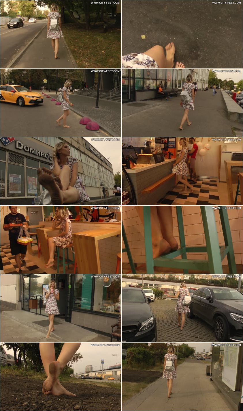 Screenlist City Feet - A blonde in a summer dress. Part 3. - Full HD/MP4