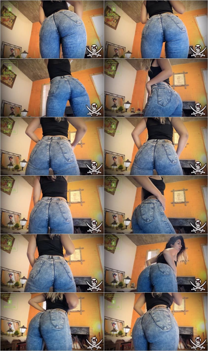 My Booty in Jeans Dancing for You - Naughty_Skull - HD/MP4