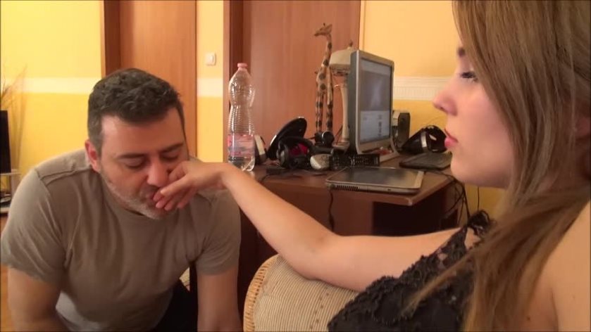 Cover 3 Divine Goddess Gabriella - Gabriella - 'English Breakfast' - Hand Worship - SD/WMV