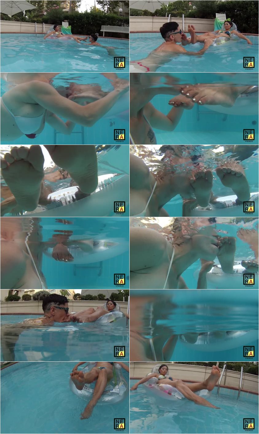 Underwater Feet In Public Pool -Full Version - NERAVIDEOFILM - HD/MP4