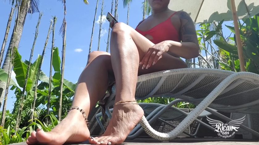Cover Queen Rican - Poolside Foot Fetish - Full HD/MP4