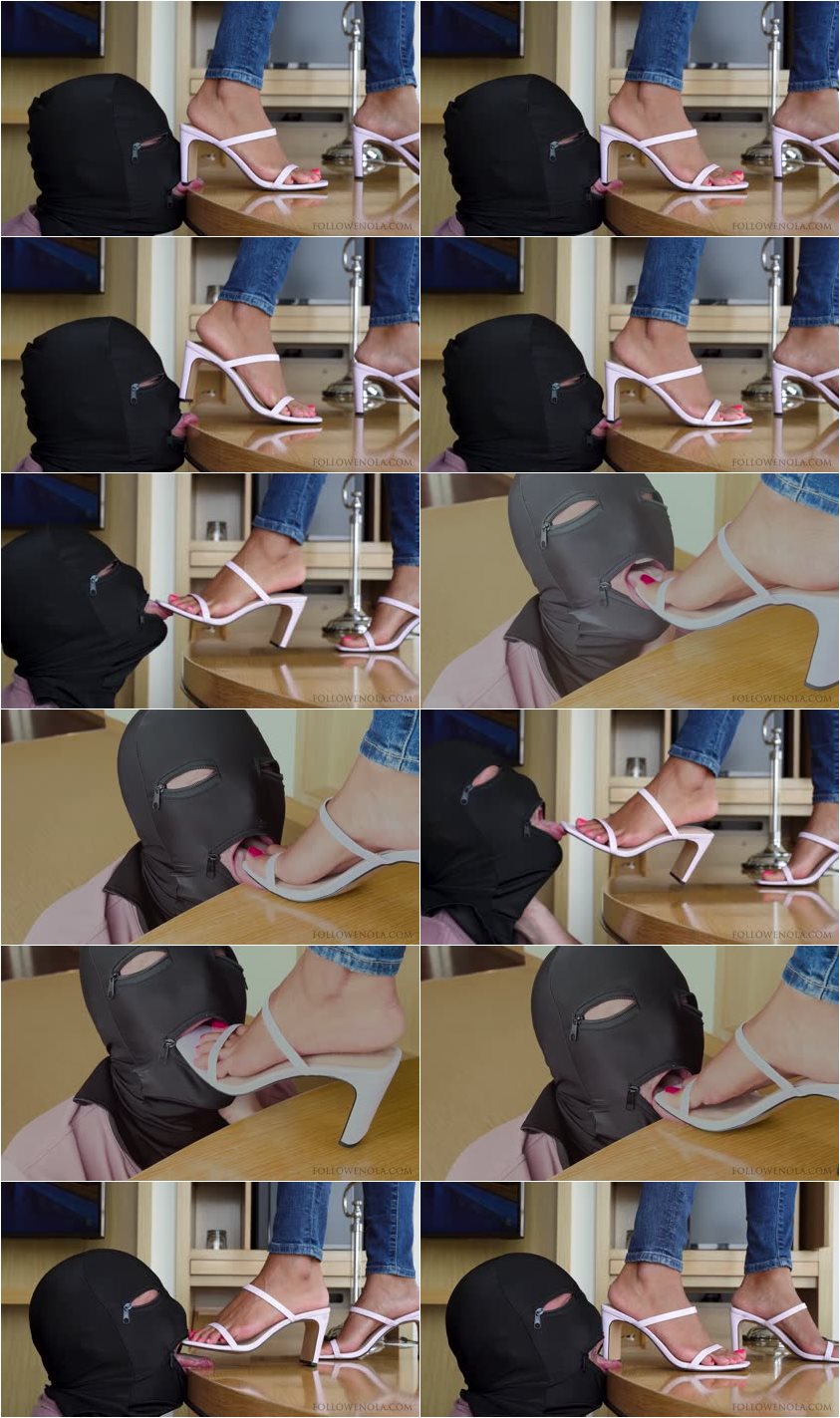 Screenlist Mistress Enola Fetish - Crushed Tongue - Full Weight Tongue Crushing And Dirty Sandals Licking By Mistress Enola (4K) - 4K Ultra HD/MP4