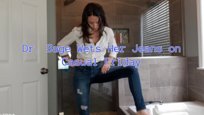 Cover 2 Sage Eldritch - Dr. Sage Wets Her Blue Jeans on Casual Friday - Full HD/MP4