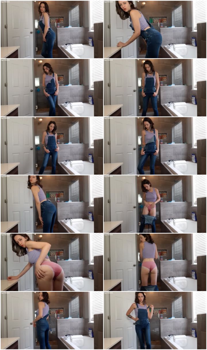 Screenlist Sage Eldritch - Pee Desperation Wetting Overalls & Spank - Full HD/MP4