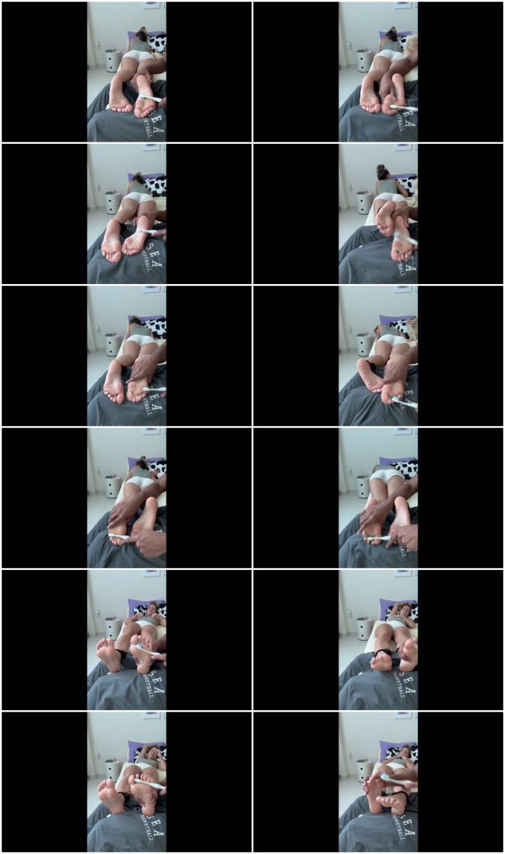 Screenlist Alyafeets - Tied my ankles and tickled me as punishment - Full HD/MP4