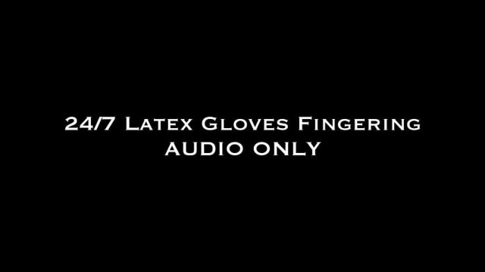 Cover 2 Nina Crowne - 24/7 Latex Gloves Fingering AUDIO ONLY - Full HD/MP4
