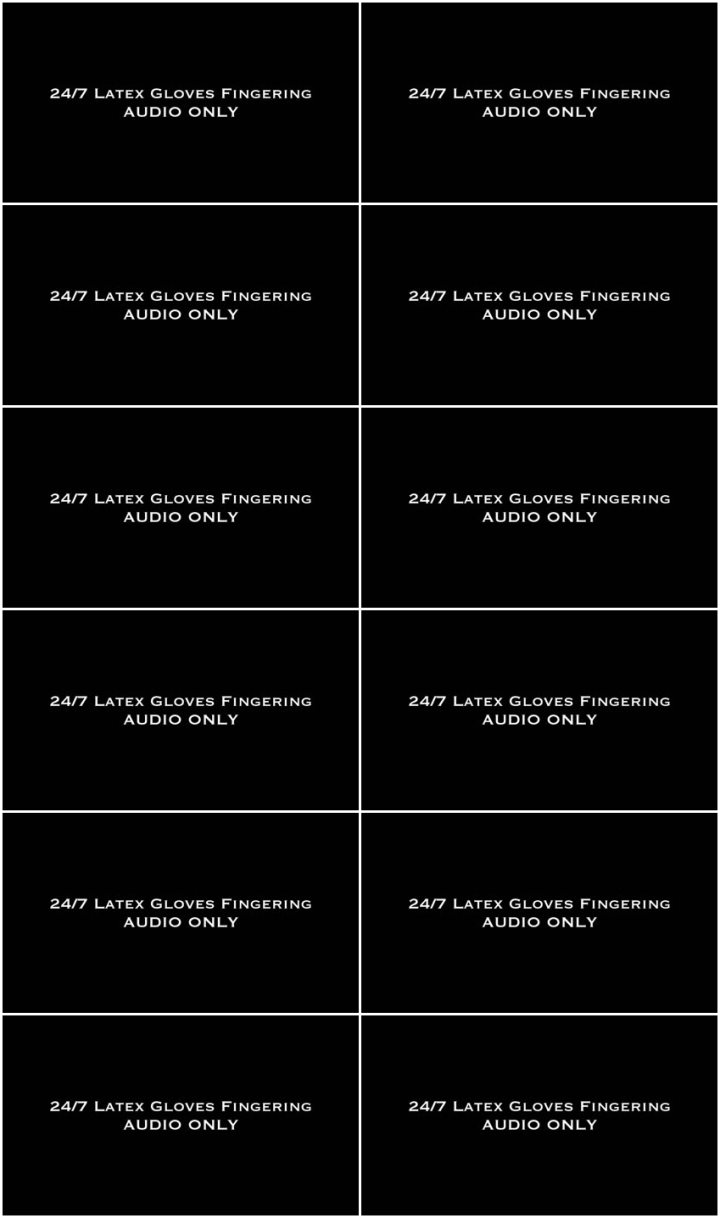 Screenlist Nina Crowne - 24/7 Latex Gloves Fingering AUDIO ONLY - Full HD/MP4