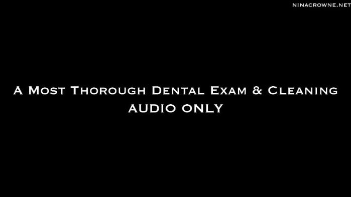 Cover 2 Nina Crowne - A Most Thorough Dental Exam AUDIO ONLY - Full HD/MP4