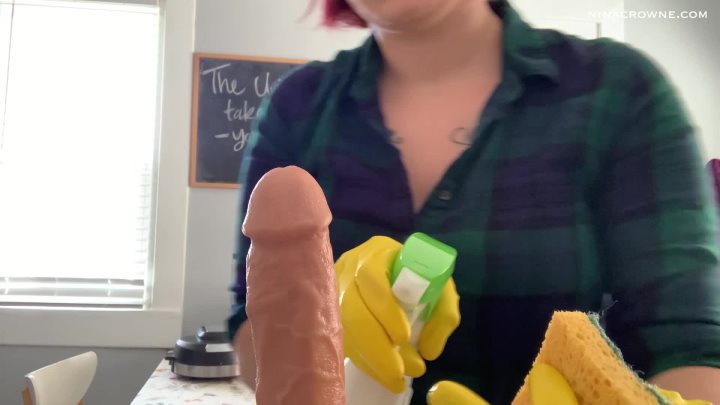Cover 3 Nina Crowne - A Very Clean Gloved Handjob - Full HD/MP4