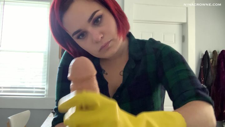 Cover 4 Nina Crowne - A Very Clean Gloved Handjob - Full HD/MP4