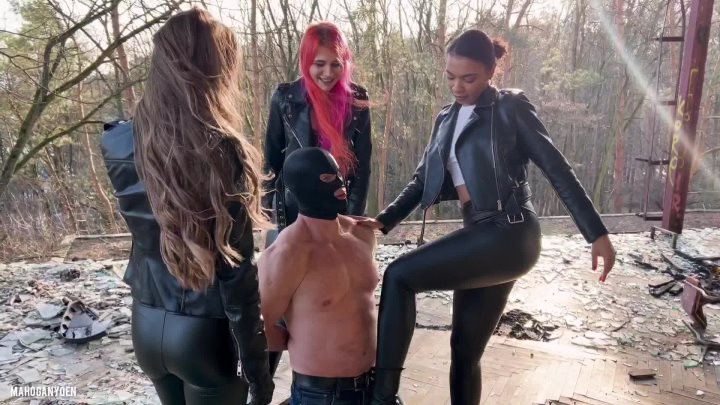 Cover 3 MahoganyQen - Alpha Crew Humiliation: Spits, Slaps & Ballbusting | Mahogan - Full HD/MP4