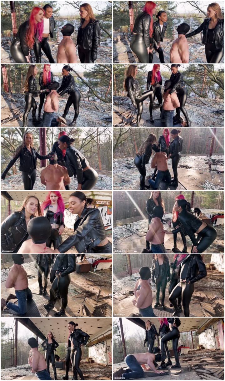 Screenlist MahoganyQen - Alpha Crew Humiliation: Spits, Slaps & Ballbusting | Mahogan - Full HD/MP4