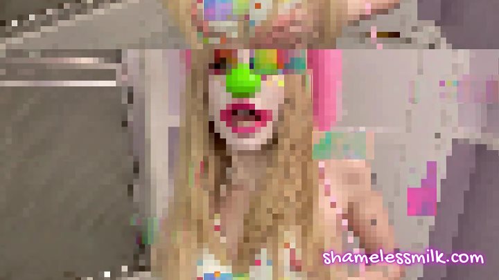 Cover 4 moreshameless - Betafied Silly Clowngirl Giantess Striptease - Full HD/MP4