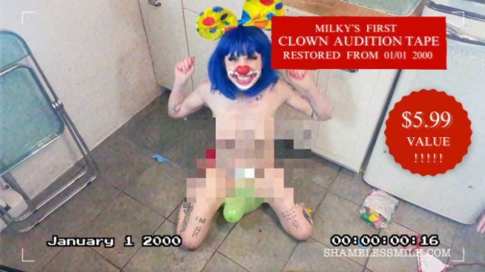Cover 2 moreshameless - Beta-Safe Restored Clowngirl VHS Audition Tape - Full HD/MP4