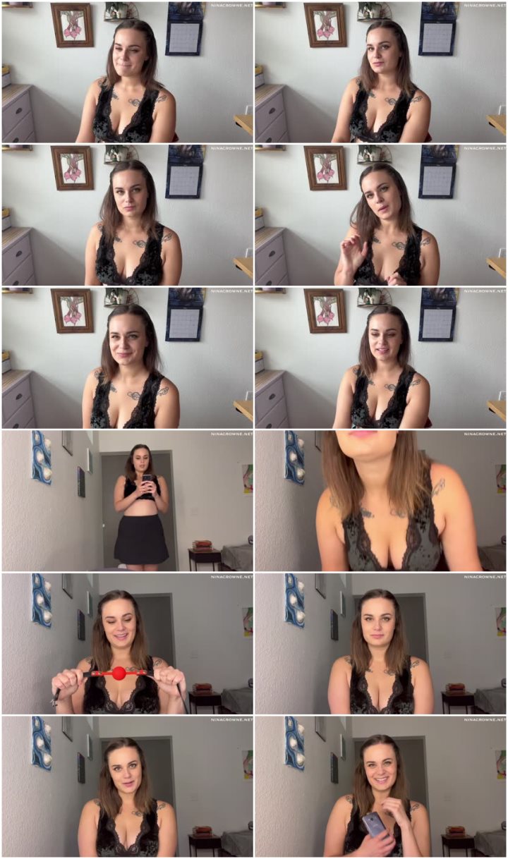 Screenlist Nina Crowne - Blackmailed Panty Slave - Full HD/MP4