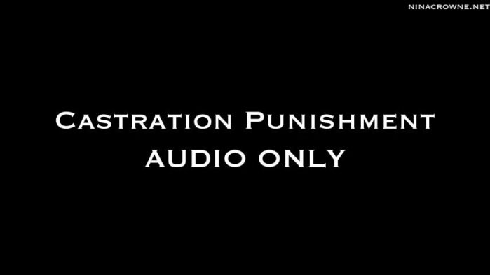 Cover 2 Nina Crowne - Castration Punishment AUDIO ONLY - HD/MP4