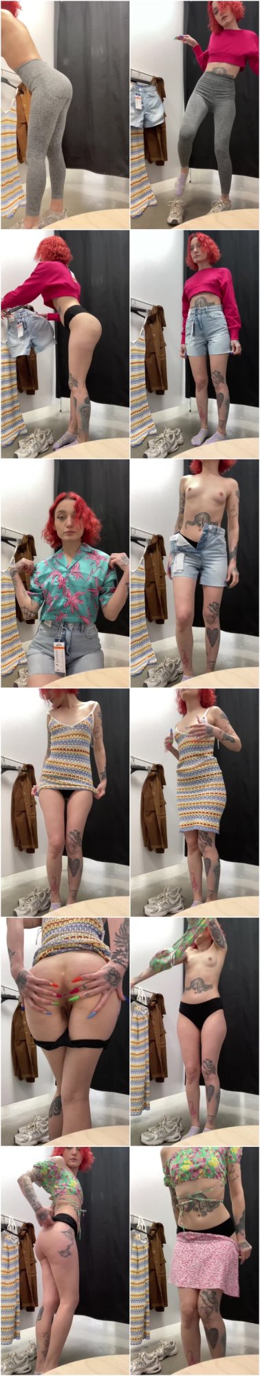 Screenlist kellywow - changing clothes I show all my holes - SD/MP4