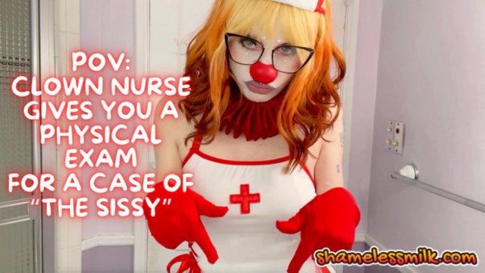 Cover 2 moreshameless - CLOWN NURSE SISSY MEDICAL EXAMINATION - Full HD/MP4