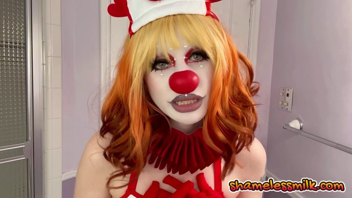 Cover 4 moreshameless - CLOWN NURSE SISSY MEDICAL EXAMINATION - Full HD/MP4