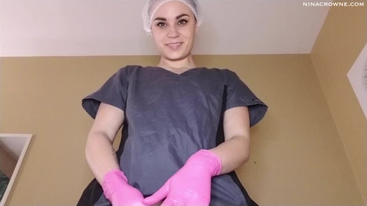 Cover 3 Nina Crowne - Doctor Prostate Exam & StrapOn Fucks You - HD/MP4