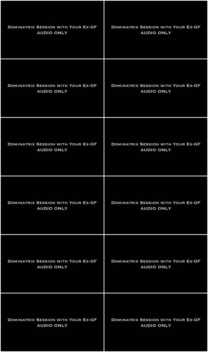 Screenlist Nina Crowne - Dominatrix Session with Your Ex-GF AUDIO ONLY - Full HD/MP4